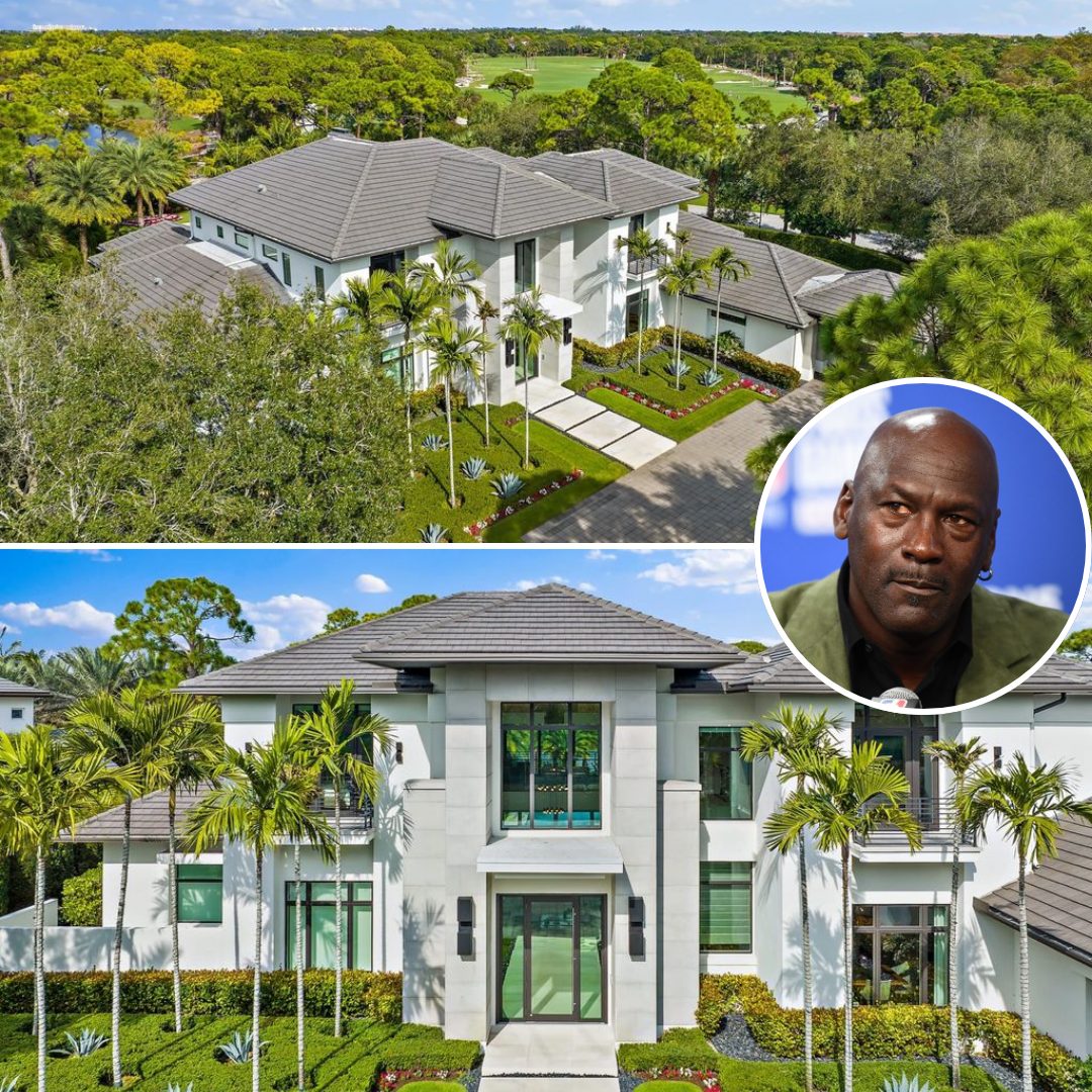 Cover Image for Michael Jordan’s $17 Million Jupiter, Florida Home is a Luxurious Lakeside Retreat.